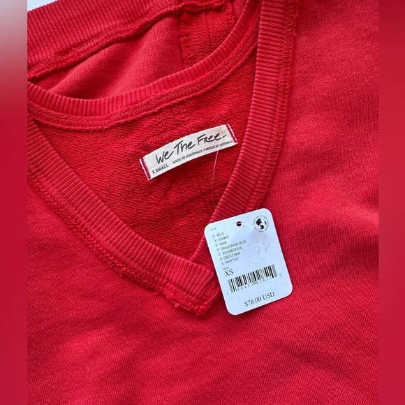 #13 NWT Free People Chase Vest in High Risk Red - Picture 9 of 9